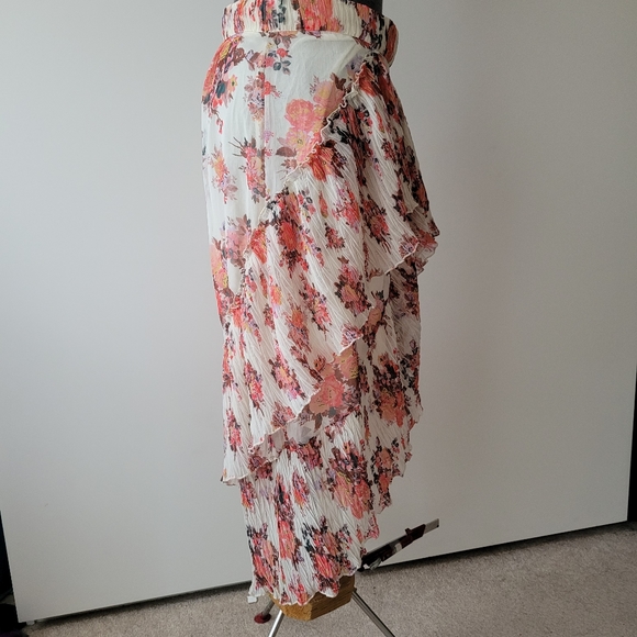 Anthropologie Let Me Be Ruffled Midi Skirt - Picture 9 of 13